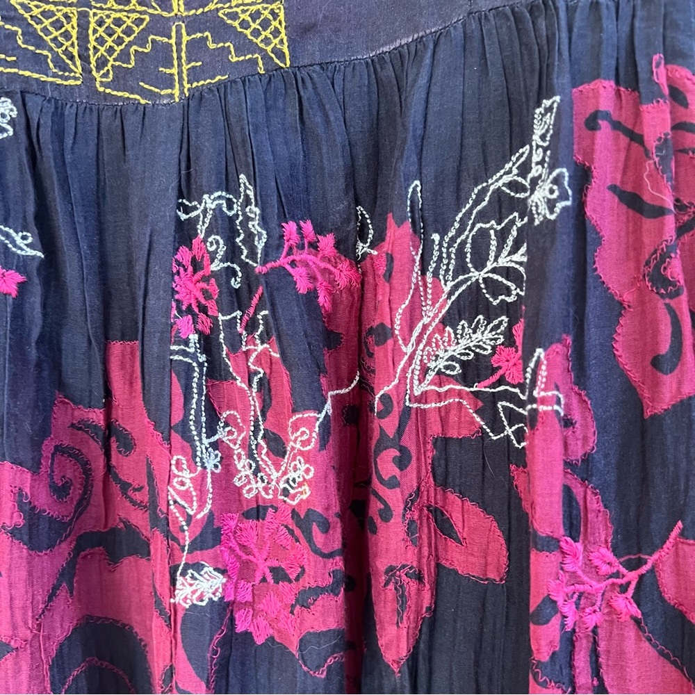 NWT Sundance Flores de Colca cotton/silk boho dress - Picture 8 of 12